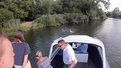 John Peck's 80th Birthday Celebration on the Thames at Oxford.