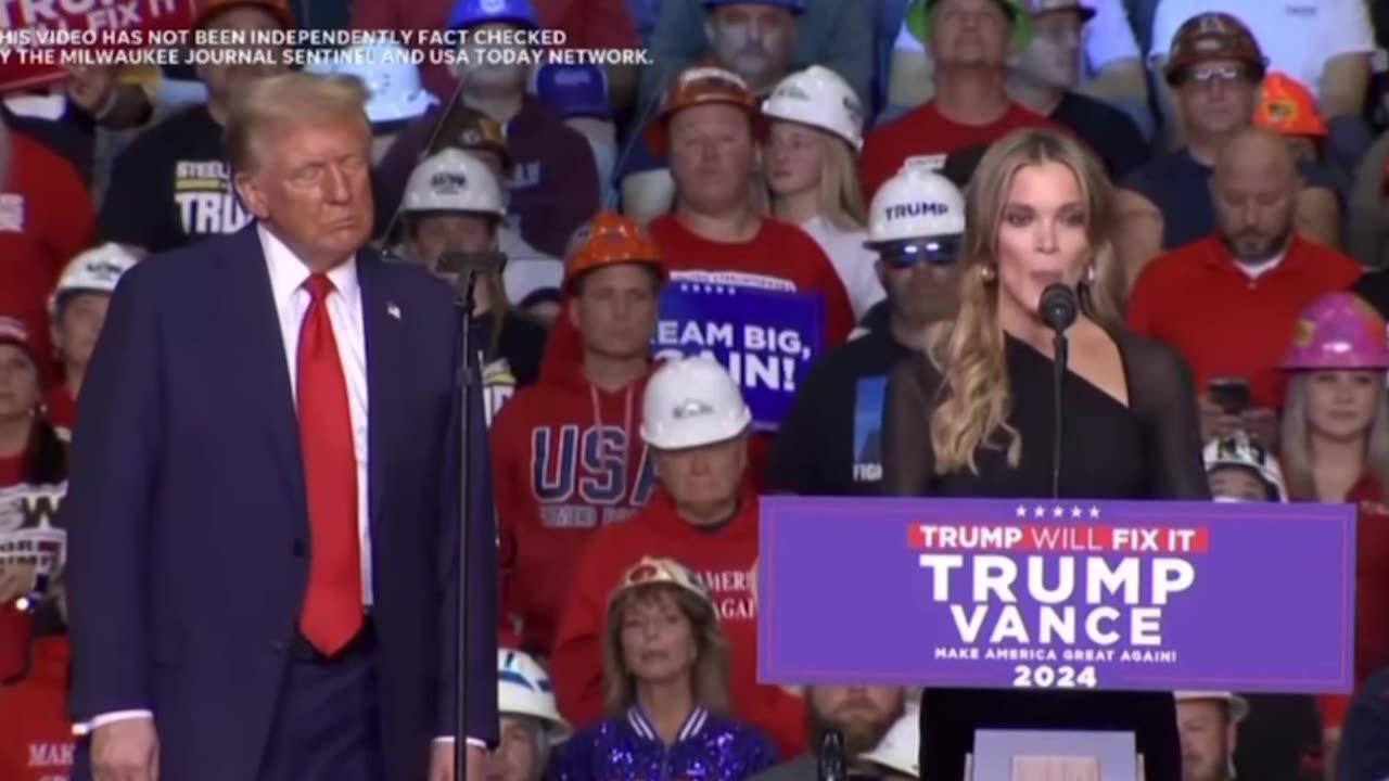 Megyn Kelly speech at Donald Trump rally in Pittsburgh explains her support