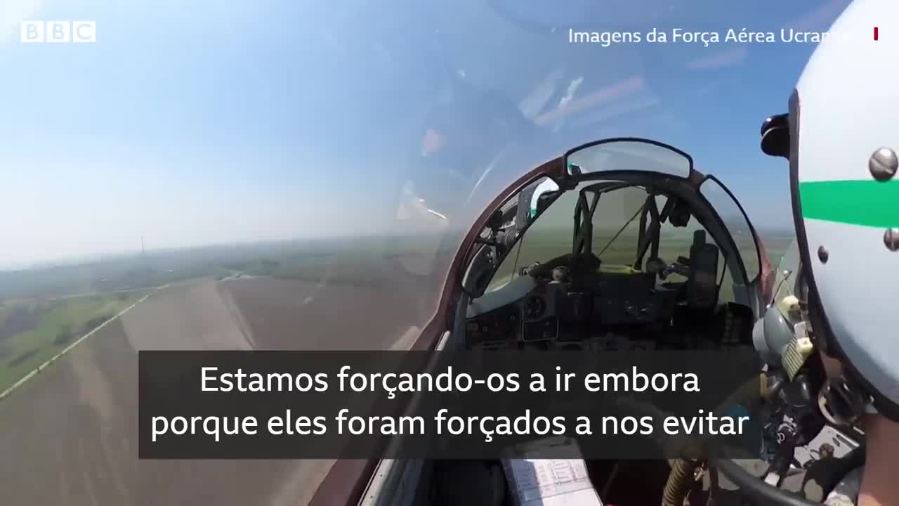 Guerra na Ucrânia: o piloto que 'caça' mísseis russos