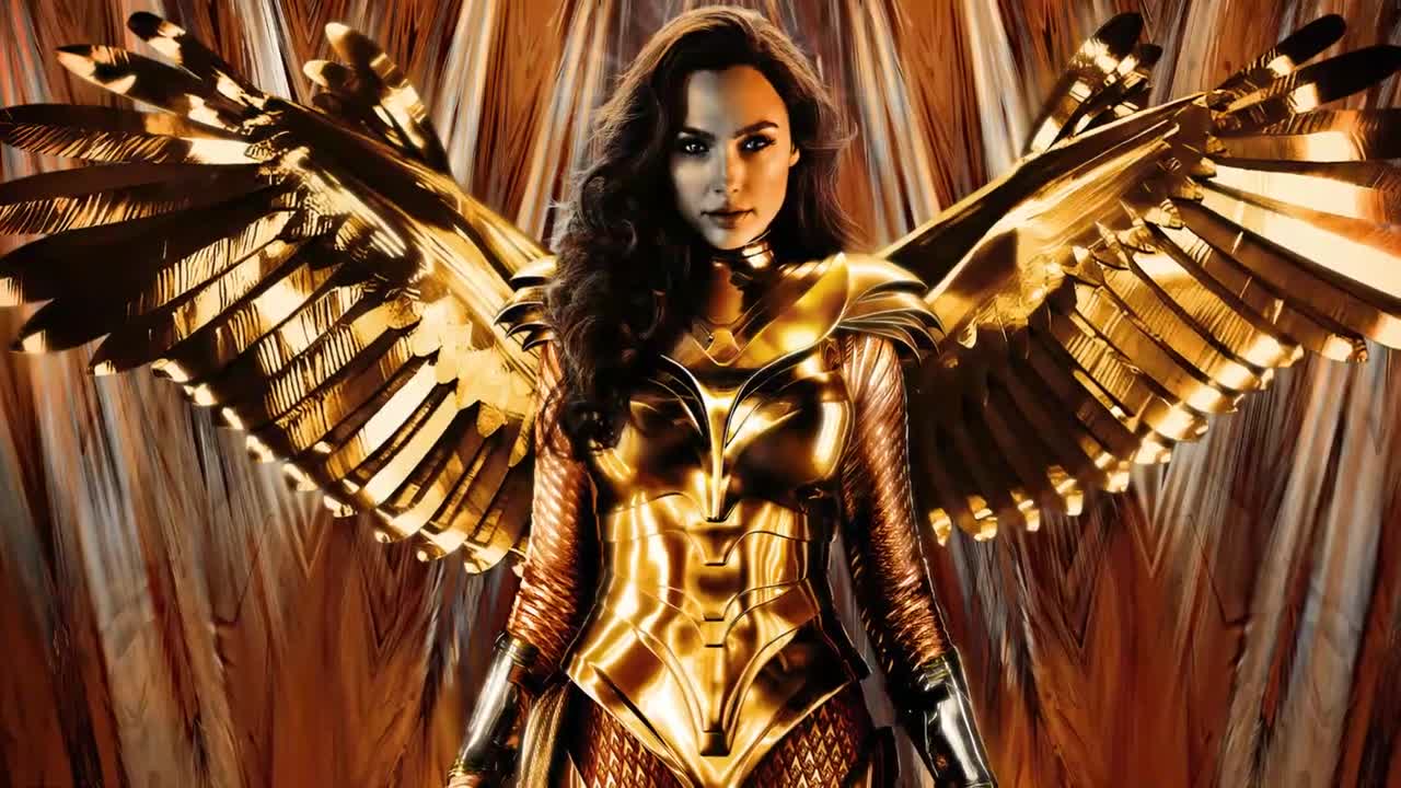 Wonder Woman 1984's New Movie Eagle Armor Photos _ Gal Gadot