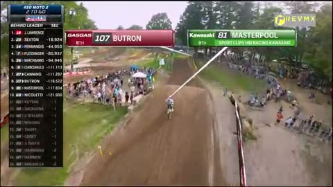 AMA Motocross Southwick 450 Moto 2 FINISH