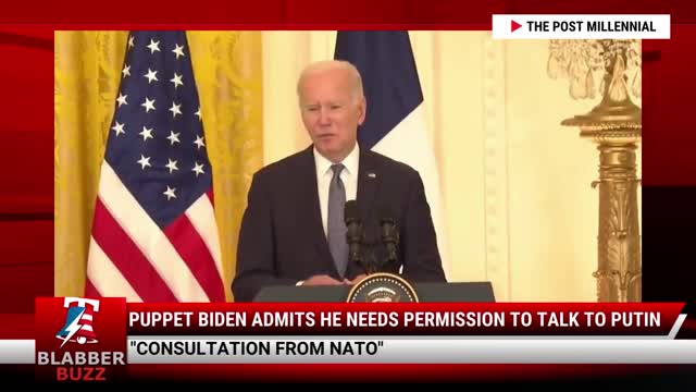 Puppet Biden Admits He Needs Permission To Talk To Putin