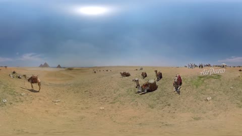 360°, Egyptian pyramids, Part I. 4К video