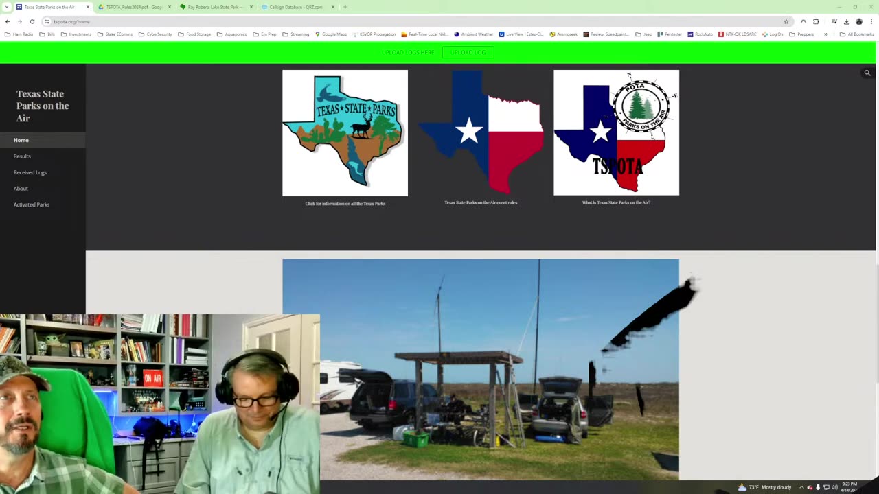 Texas State Parks on the Air - Sunday Night Ragchew