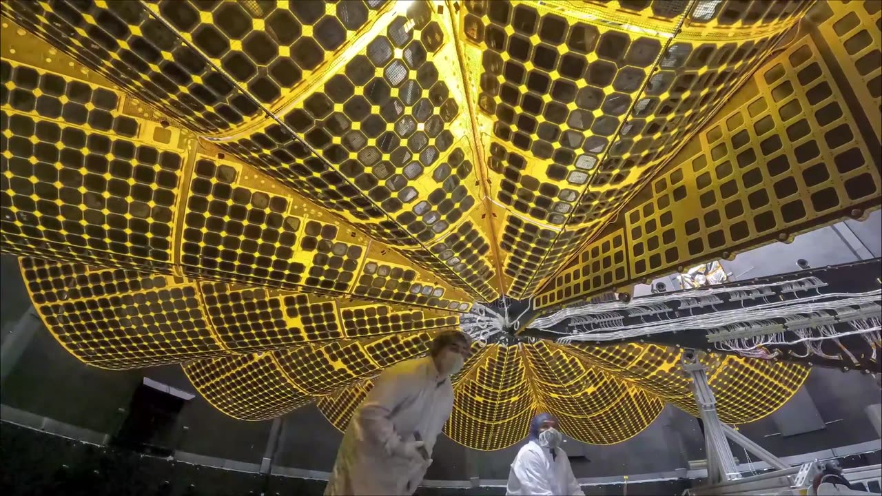 NASA's Lucy Mission Extends its Solar Arrays Advance Solar Technology