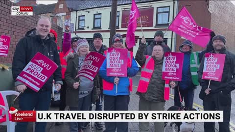 UK travel in turmoil as strike actions continues