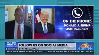 President Trump joins John Fredericks and talks about the Democrats’ policies