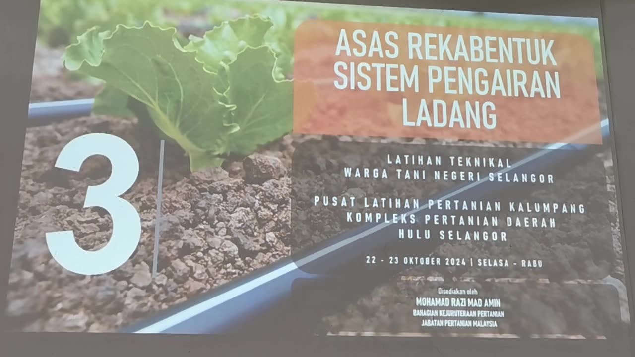 3a.1 Pengiraan - Asas RekaBentuk Sistem Pengairan @ Pertanian Kalumpang, 22 Okt 2024