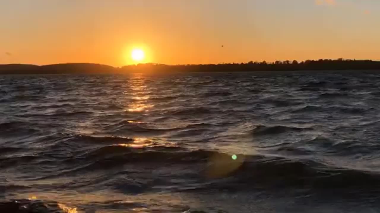 Beautiful Sunset Scenery with Ocean Music for Mind Refreshes Part 3