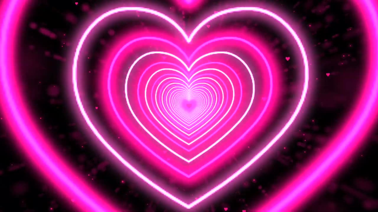 1129. Heart Background💖Love Heart Heart