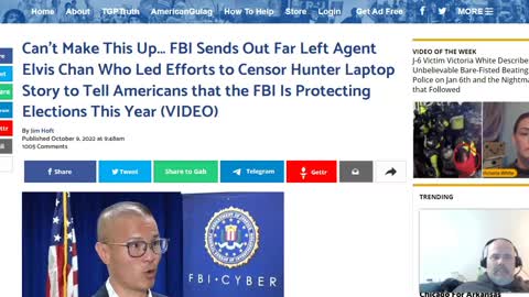 FBI Reassuring America That The Upcoming Elections Will Be The Most Secure Ever! :)