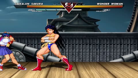 SAIYAJIN SAKURA vs WONDER WOMAN - (Hardest AI)