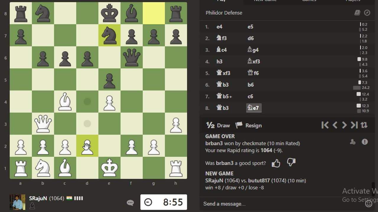 Chess Game 27-11-2023 03:28