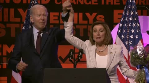 Joe Biden Crashes EMILYs List Gala: "If You Notice, I Do Whatever [Nancy Pelosi] Tells Me"