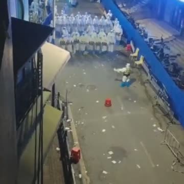 Pound shop stormtroopers entering every area of protests in an attempt to crush dissidents.