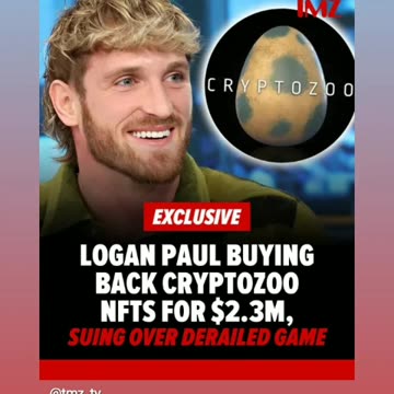 Logan paul gets cryptozoo egg was this about i wonder 🤔01/7/24