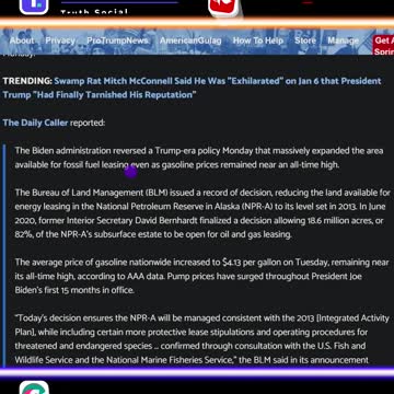 Biden Blocks More Land For Drilling