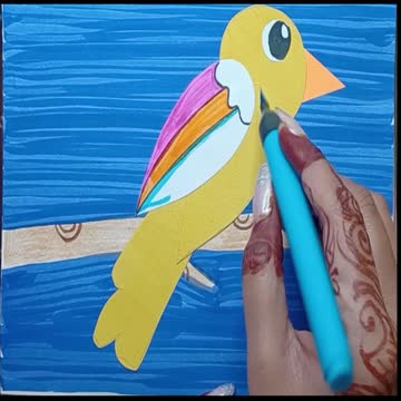 Easy Bird Craft For Preschoolers | Easy Bird Craft For Toddlers | Easy Bird Craft For Preschoolers