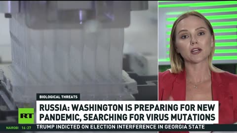The Russian Defense Ministry says Washington is preparing for a new pandemic