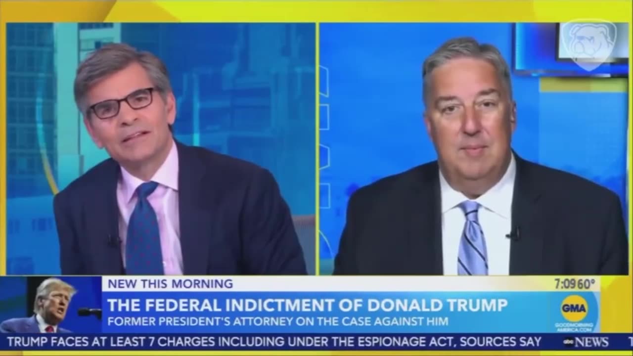 TRUMP'S Lawyer Shuts-Down George Stephanopoulos