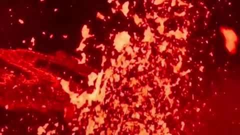 Drone Shots of Volcano.