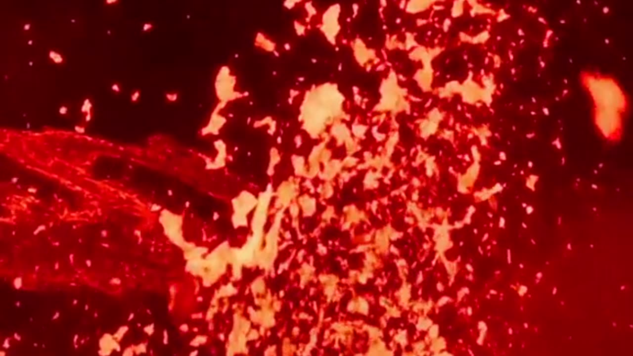 Drone Shots of Volcano.