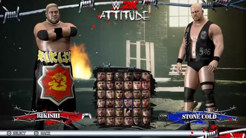 WWE 2K Attitude era gameplay + Roster(WWE 2K23 add-on concept )