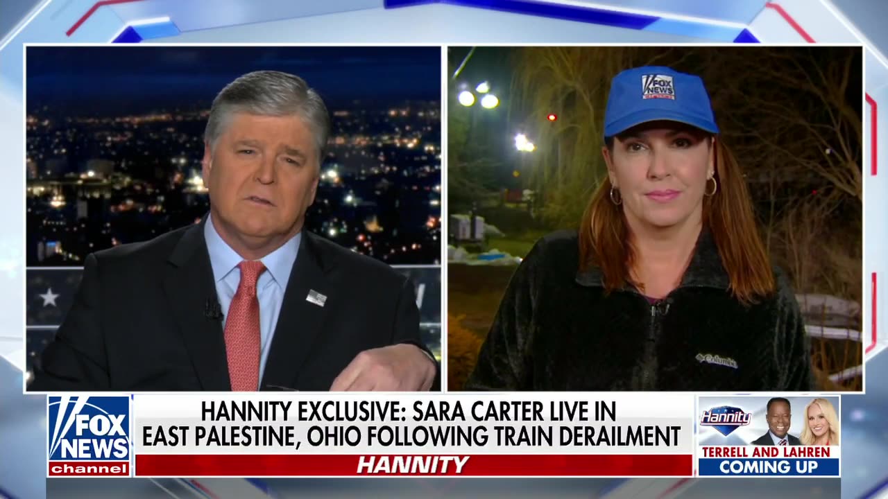 Sara Carter shares concerns of East Palestine, Ohio, residents