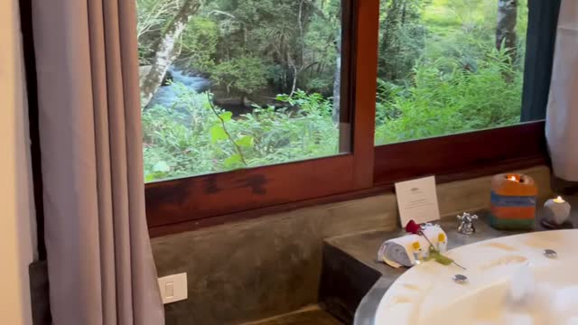 bath by the window, as a stream🤔