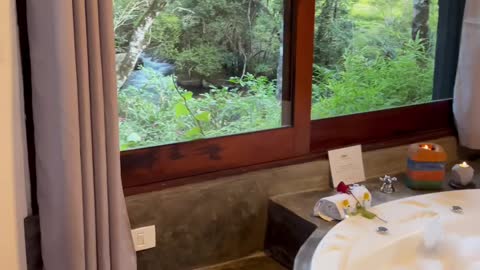 bath by the window, as a stream🤔