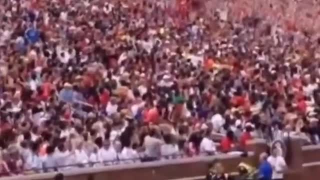 fans were in high spirits