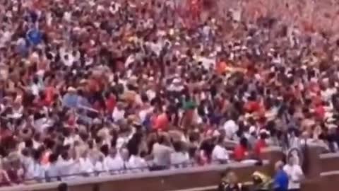 fans were in high spirits