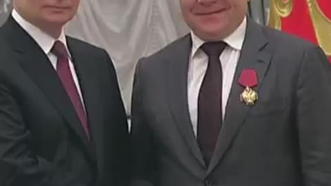 Russian President Putin hosts a state awards ceremony in the Kremlin.
