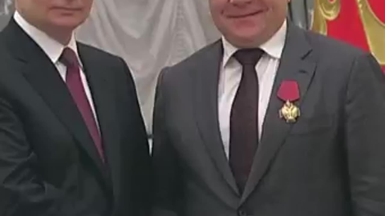 Russian President Putin hosts a state awards ceremony in the Kremlin.
