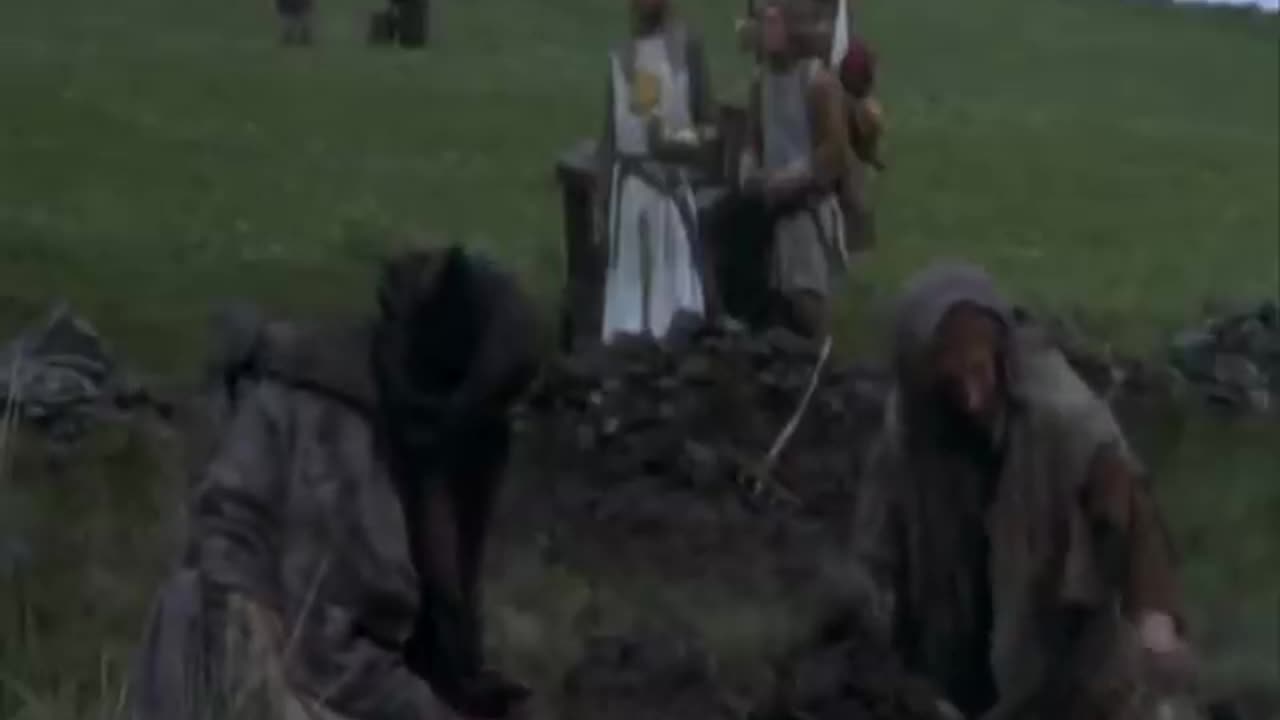 MONTY PYTHON & THE HOLY GRAIL > HELP, I'M BEING REPRESSED! & How do you know he's a King?