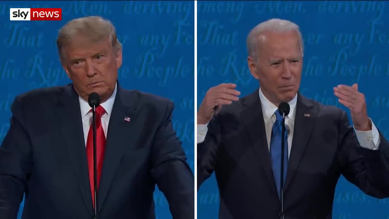 Trump and Biden face off in final US presidential debate - highlights