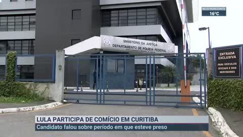 Comício de Lula em Curitiba é chamado de "redenção" | SBT Brasil (17/09/22)