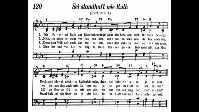 Sei standhaft wie Ruth (Lied 120 aus Singt Jehova Loblieder)