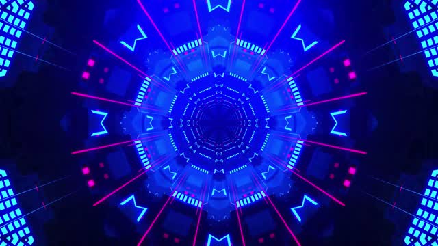 4k blue cool dj music stage background video