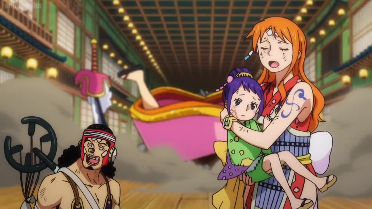 Captain kid saves nami and usopp from Bigmom - captain kid vs bigmom