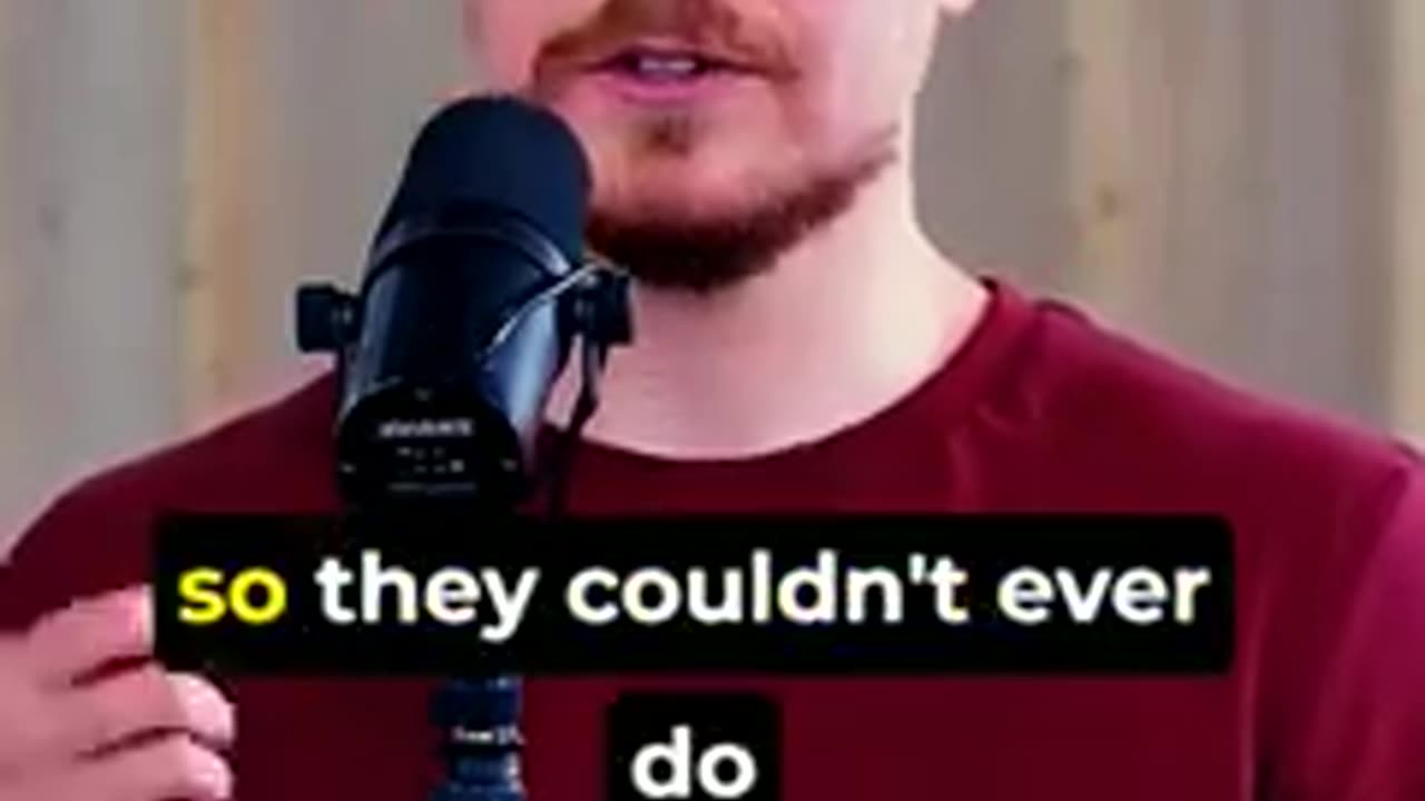 Mr Beats telling about their content #mrbeast #viralvideo