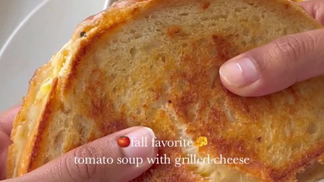 I always turn to hearty tomato soup and grilled cheese