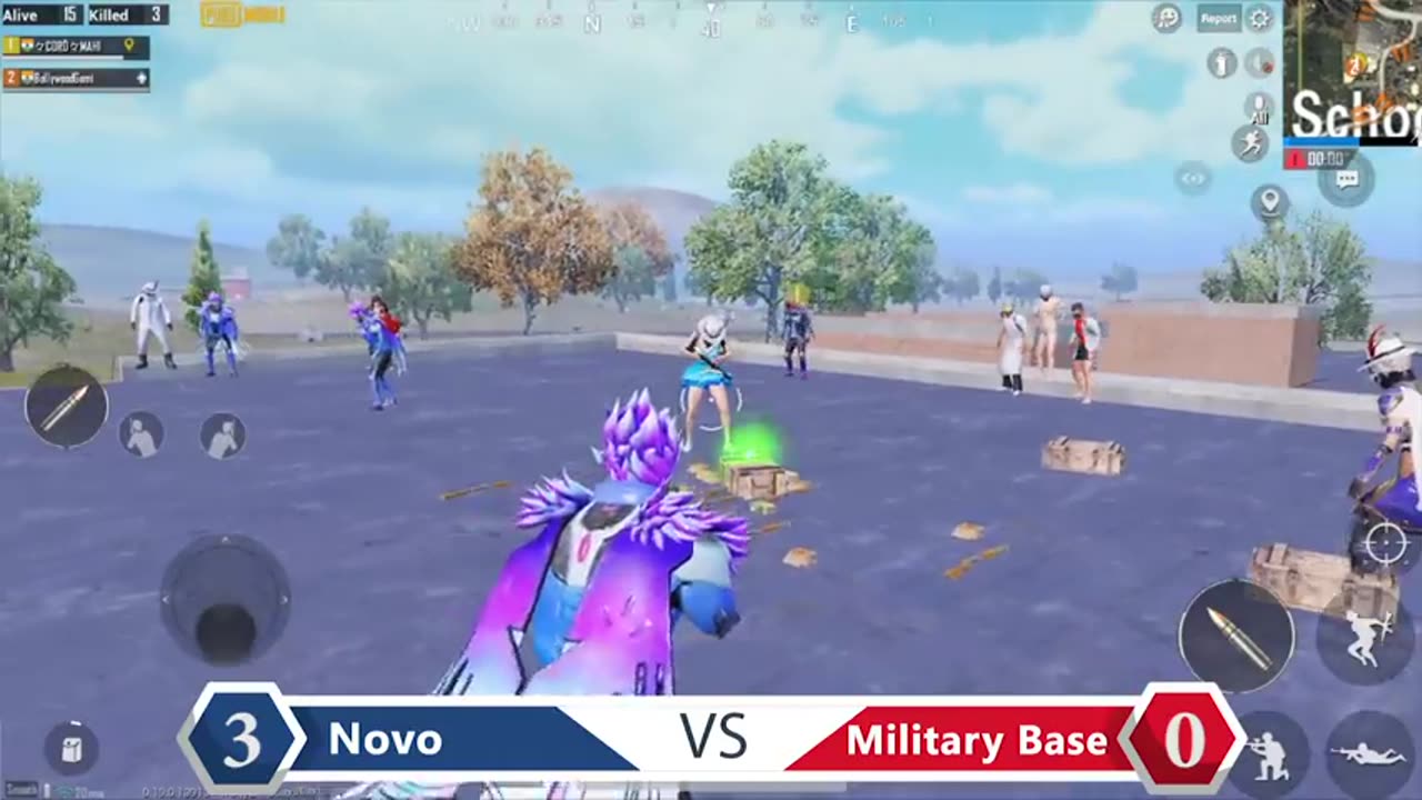 PUBG MOBILE ROOM GAME NOVA VS MILTARY BASE