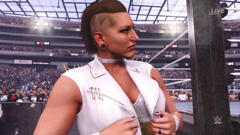 WWE 2K24 Rhea Ripley 20 vs Charlotte Flair 17 one one one