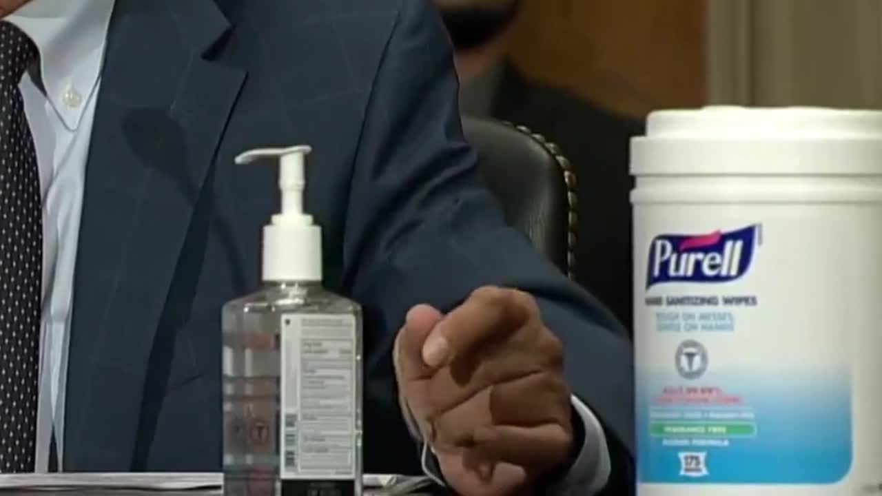 Dr. Fauci's Hand Visibly Shaking While Being Questioned By Rand Paul