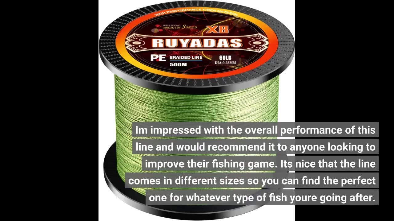 Customer Feedback: RUNCL Braided Fishing Line, 8 Strand Abrasion Resistant Braided Lines, Super...