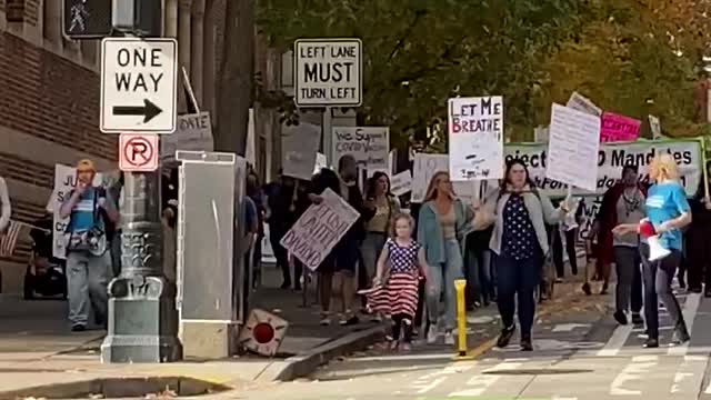 Seattle March for freedom! 10/18/21