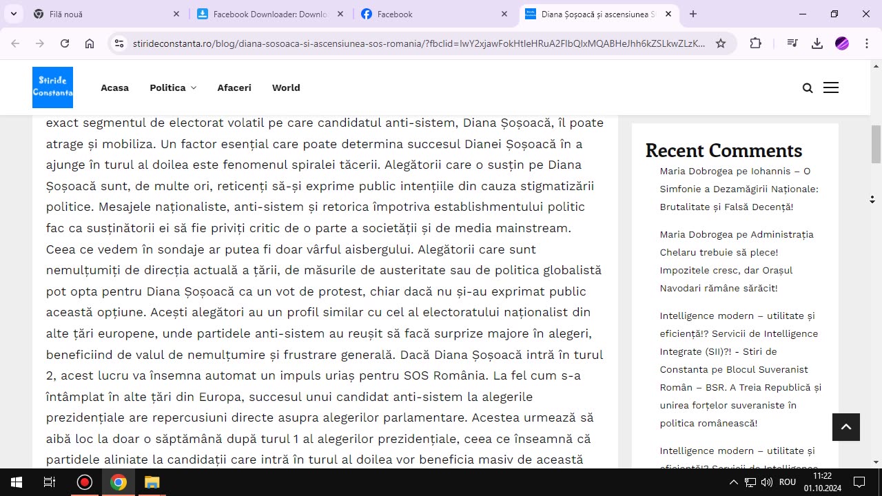 Diana Iovanovici-Șoșoacă - 30 septembrie 2024 - Vizualizarea paginii