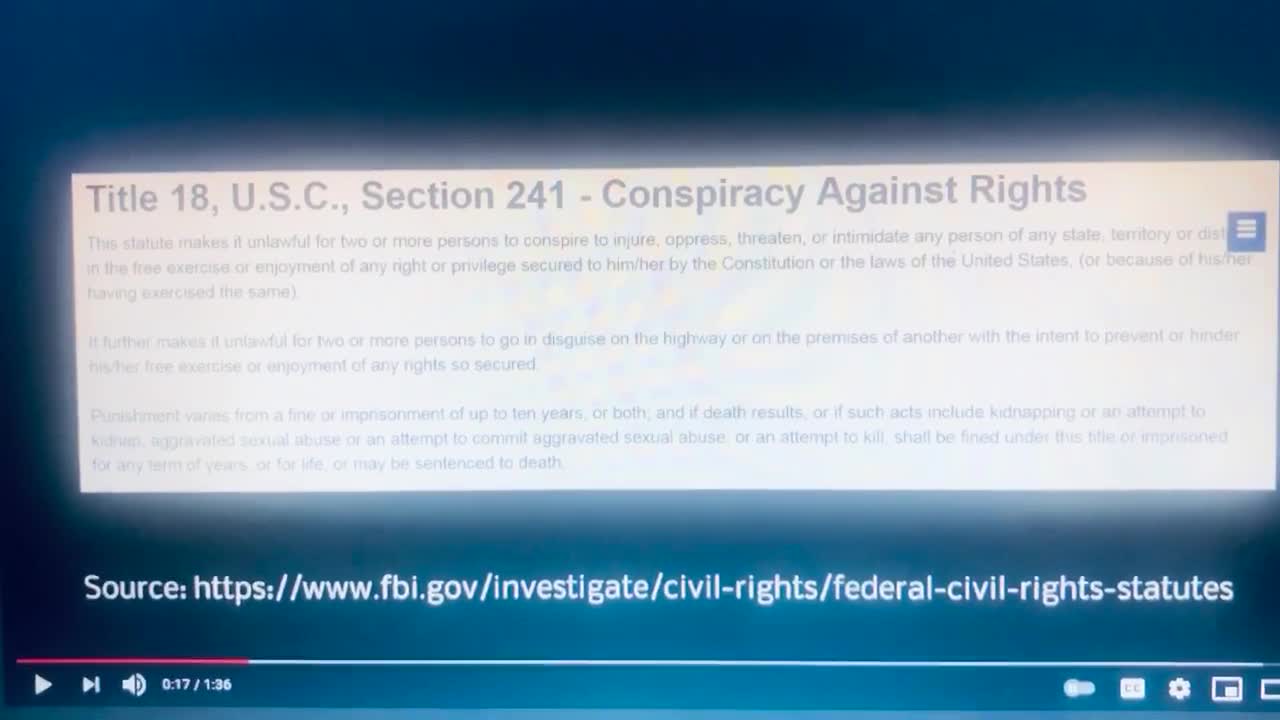 18 USC 241 learn it