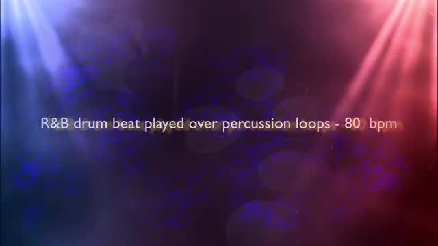 R-B Drum Beat 80bpm - Backing Track